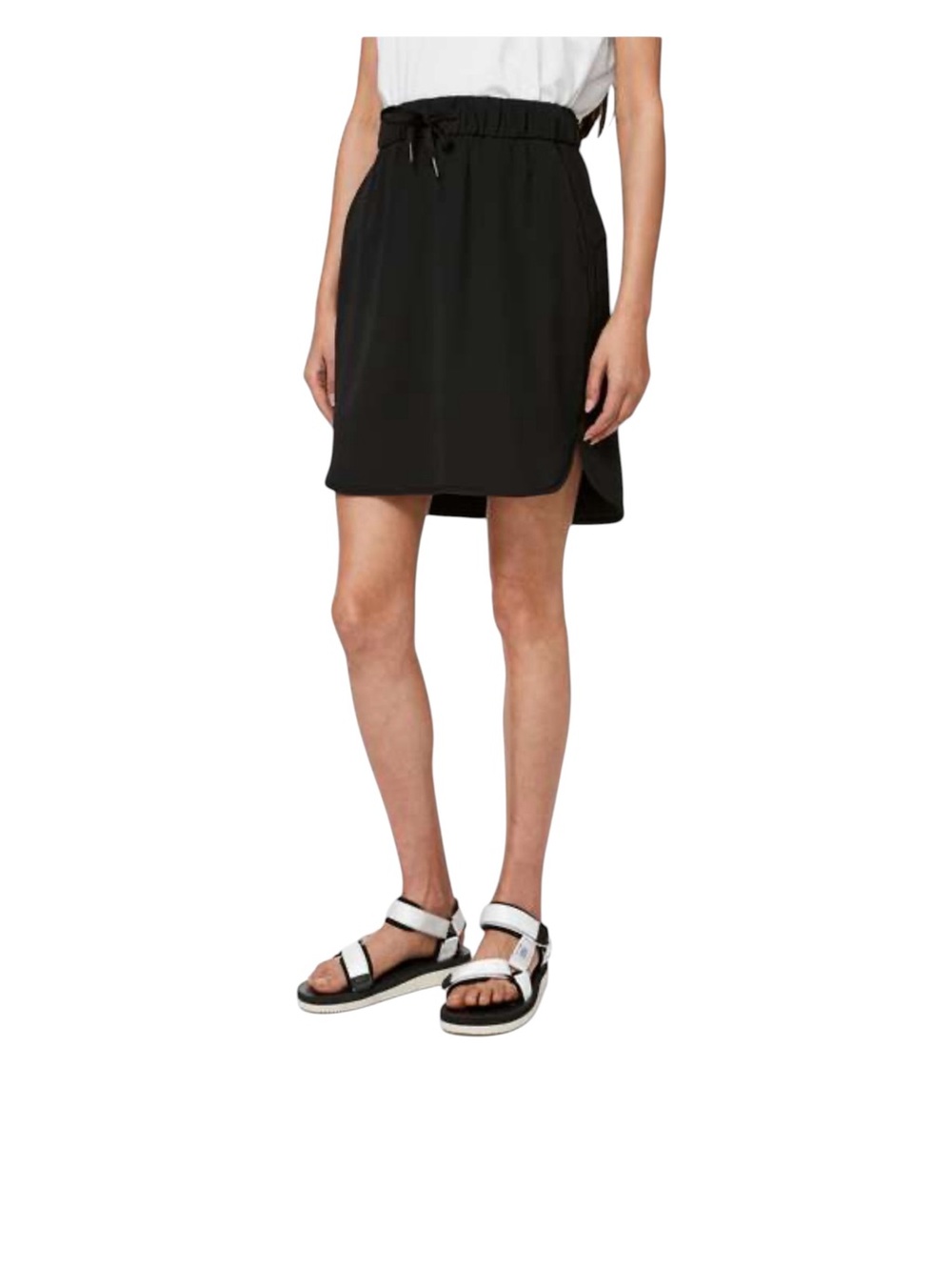 Lululemon On The Fly Skirt in Black Sz 4